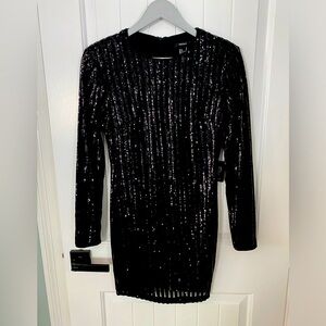 Small black sequin dress